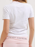 Juicy Couture T-shirt College Girlfriend Donna VIJU50441 White - Bianco