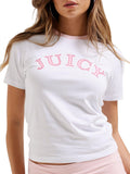 Juicy Couture T-shirt College Girlfriend Donna VIJU50441 White - Bianco