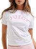 juicy couture t shirt college girlfriend donna viju50441 white bianco 8016852