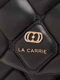 La Carrie Borsa a Tracolla Borsa a Spalla Trapuntata Donna 142M-WM-301-SYN - Nero