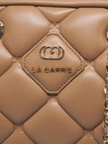 La Carrie Borsa a Tracolla Trapuntata Donna 142M-WR-320-SYN - Beige