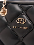 La Carrie Borsa a Tracolla Borsa a Spalla Trapuntata Donna 142M-WR-320-SYN - Nero