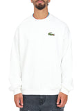 Lacoste Felpa Oversize Uomo SH2741 - Bianco