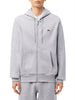 lacoste felpa zip uomo sh9626 grigio 3189555