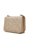 Love Moschino Borsa a Tracolla Quilted Pu Donna JC4000PP1LLA0 - Avorio