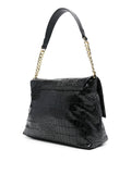 Love Moschino Borsa a Tracolla Soft Croco Donna JC4284PP0LKF0 - Nero