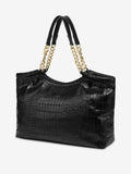 Love Moschino Borsa Shopper Soft Croco Donna JC4286PP0LKF0 - Nero