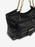 Love Moschino Borsa Shopper Soft Croco Donna JC4286PP0LKF0 - Nero