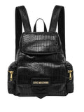 Love Moschino Zaino Soft Croco Donna JC4287PP0LKF0 - Nero