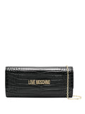 Love Moschino Borsa a Tracolla Shiny Croco Donna JC4294PP0LKJ0 - Nero