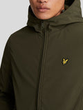 Lyle & Scott Giubbino Fleece Back Softshell Uomo JK2110V Olive - Verde