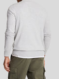 Lyle & Scott Pullover Merino Crew Neck Uomo KN2110V Light Grey Marl - Grigio