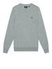 lyle scott pullover cotton merino crew uomo kn2110v mid grey marl grigio 9946742