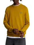 Lyle & Scott Pullover Maglione Merino Crew Neck Uomo KN2110V Ellaness Gold - Giallo