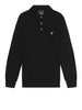 lyle scott polo cotton merino uomo kn2113v jet black nero 8062270