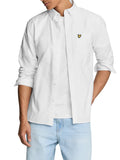 Lyle & Scott Camicia Casual Plain Oxford Uomo LW2112V White - Bianco