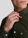 Lyle & Scott Camicia Uomo LW2112V Olive - Verde