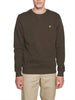 lyle scott felpa brushed back crew neck uomo ml1131v olive verde 6070447