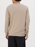 Lyle & Scott Felpa Brushed Back Crew Neck Uomo ML1131V Heritage Taupe - Beige