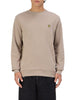 lyle scott felpa brushed back crew neck uomo ml1131v heritage taupe beige 2308457