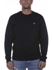 lyle scott felpa brushed back crew neck uomo ml1131v dark navy blu 2243200