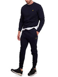 Lyle & Scott Pantalone Tuta Brushed Back Uomo ML1134V Dark Navy - Blu