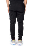 Lyle & Scott Pantalone Tuta Brushed Back Uomo ML1134V Jet Black - Nero