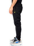 Lyle & Scott Pantalone Tuta Brushed Back Uomo ML1134V Jet Black - Nero