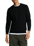 Lyle & Scott Felpa Tonal Eagle Crew Neck Uomo ML424TON Jet Black - Nero