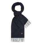 Lyle & Scott Sciarpa Lambswool Uomo SV1311A Dark Navy - Blu