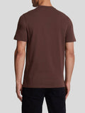 Lyle & Scott T-shirt Cotton Crewneck Uomo TS2141V - Marrone