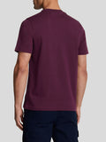 Lyle & Scott T-shirt Tonal Eagle Uomo TS400TON Burgundy - Bordeaux