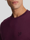 Lyle & Scott T-shirt Tonal Eagle Uomo TS400TON Burgundy - Bordeaux