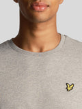 Lyle & Scott T-shirt Plain Uomo TS400VOG Mid Grey Marl - Grigio