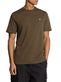 Lyle & Scott T-shirt Plain Uomo TS400VOG Olive - Verde