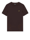 Lyle & Scott T-shirt Plain Uomo TS400VOG Sediment - Marrone