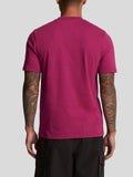 Lyle & Scott T-shirt Plain Uomo TS400VOG Rich Burgundy - Fuxia