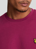 Lyle & Scott T-shirt Plain Uomo TS400VOG Rich Burgundy - Fuxia