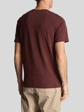 Lyle & Scott T-shirt Viola Uomo TS400VOG Burgundy - Bordeaux