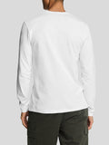 Lyle & Scott T-shirt Plain LS Uomo TS512VOG White - Bianco