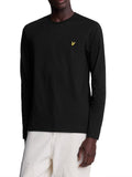 Lyle & Scott T-shirt Plain LS Uomo TS512VOG Jet Black - Nero