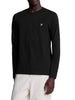 /enlyle scott t shirt plain ls uomo ts512vog jet black nero 4237321