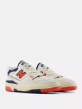 New Balance Sneakers 550 Unisex BB550 Off WhitE-NavY-Red - Bianco