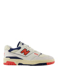 New Balance Sneakers 550 Unisex BB550 Off WhitE-NavY-Red - Bianco