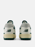 New Balance Sneakers 550 Unisex BB550 Off WhitE-Green - Bianco