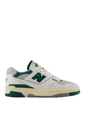 New Balance Sneakers 550 Unisex BB550 Off WhitE-Green - Bianco