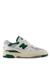 new balance sneakers 550 unisex bb550 off white green bianco 5769722