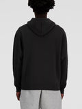 New Balance Felpa Zip Essentials Logo Fleece Uomo MJ41502 - Nero