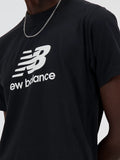 New Balance T-shirt Essentials Logo Uomo MT41502 - Nero