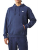 /ennew balance felpa cappuccio essentials fleece uomo mt41511 nb navy blu 169586